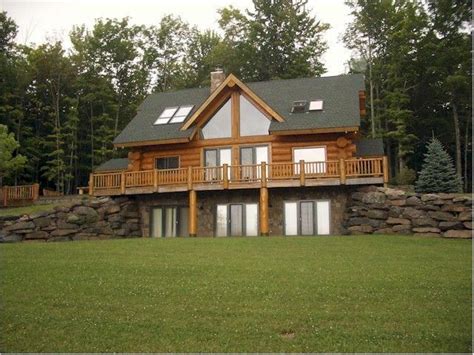 On both ends of the spectrum and everywhere in between, log home plans are likely to have a significant porch, deck, or veranda, and often, more. Love Basements #BasementRenovation #HomeDeials | Basement ...