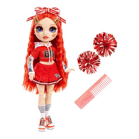 Rainbow High Cheer Ruby Anderson Red Fashion Doll With Pom Poms Toys R Us Canada
