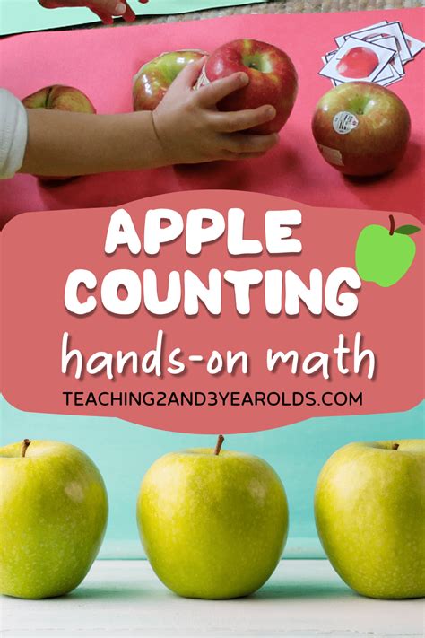 Teach Math With These Preschool Apple Counting Activities