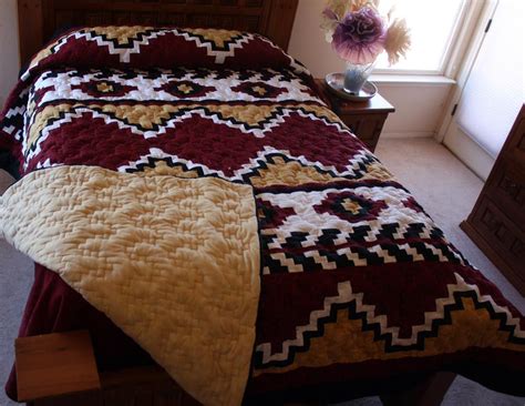 Navajo Blanket Inspired Quilt Southwest Quilts Quilts Quilt Piecing