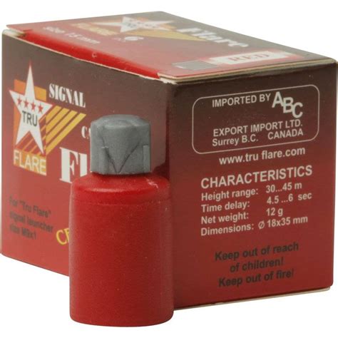 Tru Flare Red Flares 6 Pk Accuracy Plus
