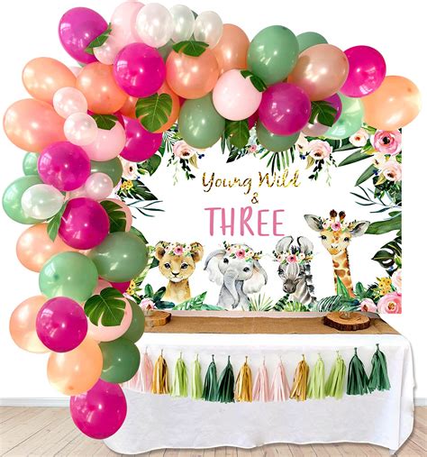 Buy Babe Wild Three Birthday Decorations Supplies Babe Wild And Three Birthday Party