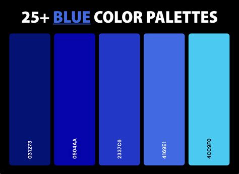 Royal Blue Color Palette Blue Colour Palette Blue Paint Color