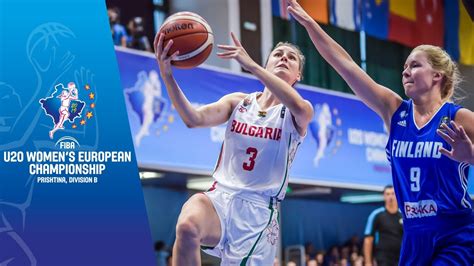 Bulgaria V Finland Full Game FIBA U20 Women S European Championship