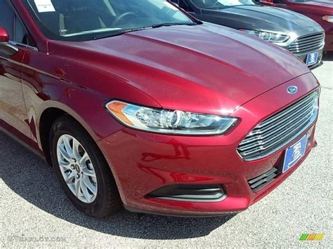 2016 Ruby Red Metallic Ford Fusion S 112840564 Photo 3