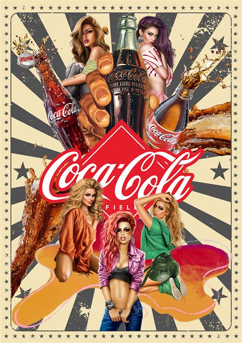 Artstation Coca Cola Pin Up Poster
