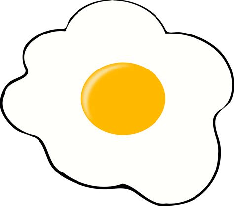 Egg Breakfast Sunny Side Up Free Vector Graphic On Pixabay