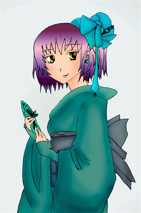Kimono Girl By Darkwolf2 On Deviantart
