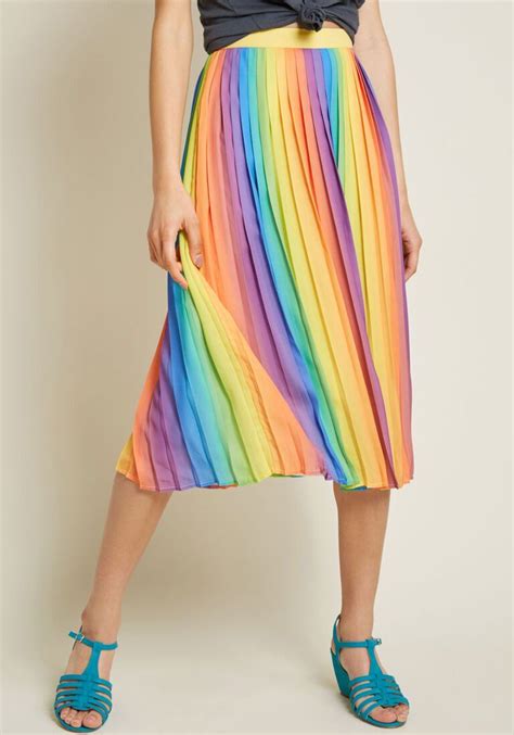 Beautifully Upbeat Pleated Midi Skirt In Xxs A Line Skirt By Modcloth