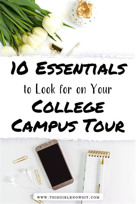 Top 10 Things To Look For On Your Campus Tour College College Tour College Resources