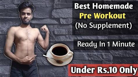Lately i have been obsessed with smoothies. Homemade PRE WORKOUT Drink (Without Supplement) - Under Rs. 10 Only - YouTube