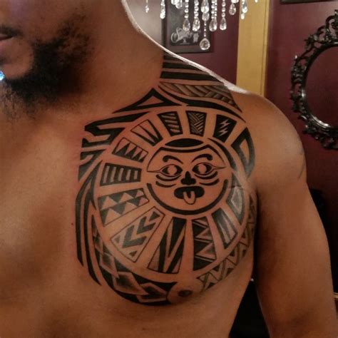 Top 67 Polynesian Chest Tattoos Ineteachers