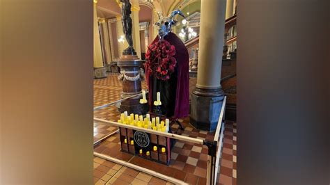 Satanic Display Inside Iowa State Capitol Destroyed Man Charged