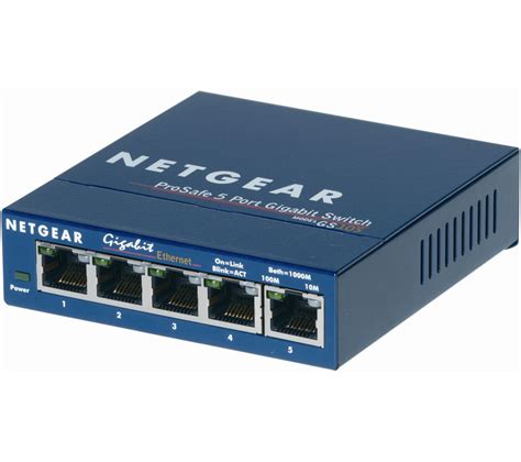 Netgear gs105 switch, mfg code: Buy NETGEAR ProSafe GS105 Network Switch - 5-port | Free ...