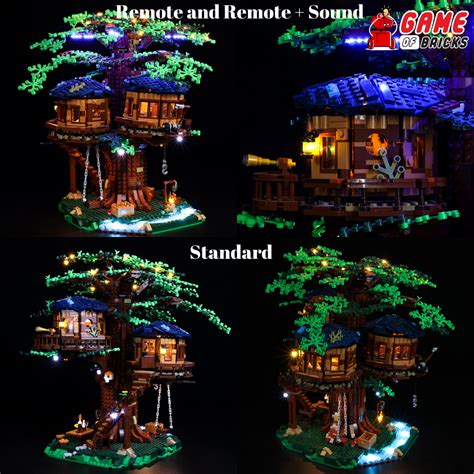 Led Light Kit For Tree House Compatible With Lego 21318 Set