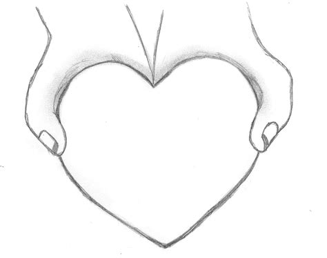 Love Heart Drawing At Getdrawings Free Download