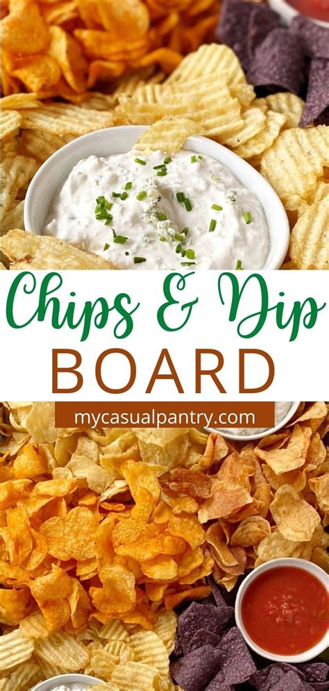 Chips And Dip Meet Snack Board In This Epic Assortment Of Potato Chips And Tortilla Chips Pair
