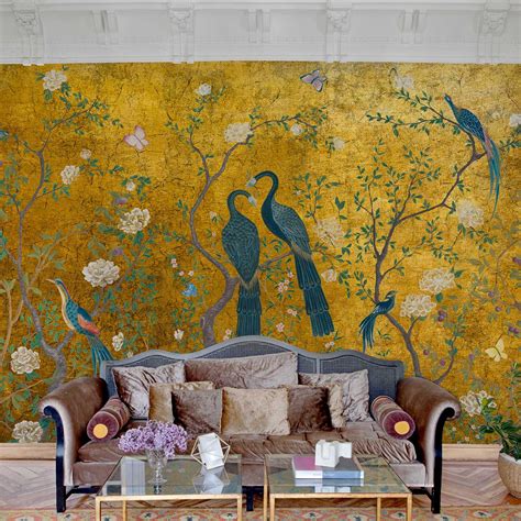 Edo By Coordonne Gold Mural 6600091 Wall Decor Design