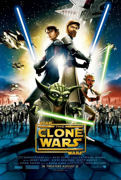 Star Wars The Clone Wars Original Movie Poster Double Sided Regular