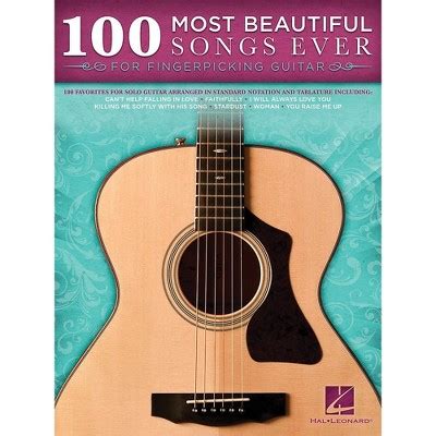 Hal Leonard Most Beautiful Songs Ever For Fingerpicking Guitar Target
