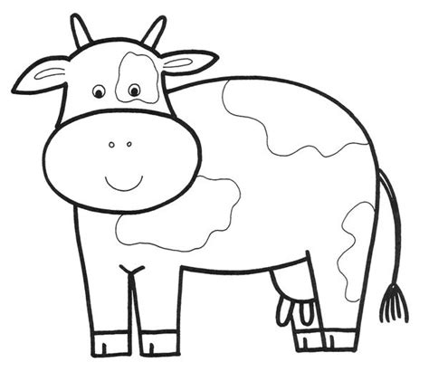Dairy Cow Coloring Pages
