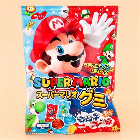 Nobel Super Mario Gummies Japanese Candy Snacks Japan Candy Gummies