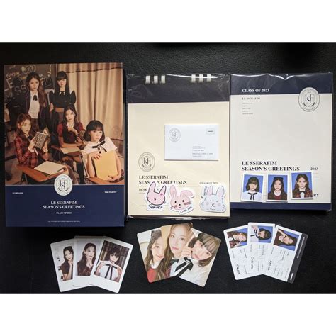 LE SSERAFIM SEASON S GREETINGS 2023 Tingi Sakura Chaewon Yunjin