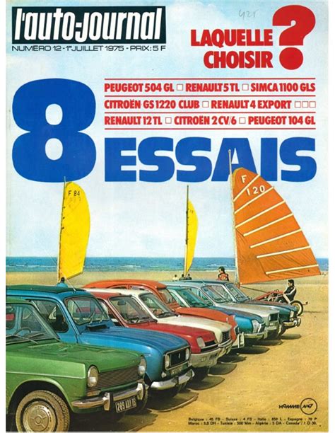 1975 Lauto Journal Magazine 12 Frans