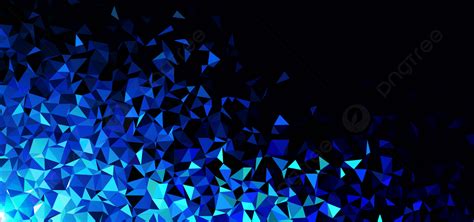 Blue Triangle Pattern Wallpaper
