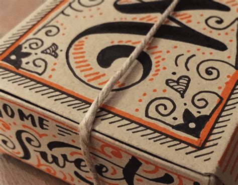 More images for welcome back hand lettering » HAND LETTERING & PACKAGING // Welcome Home! Gift Box on ...