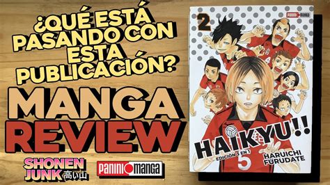 Haikyuu Tomo 2 3 En 1 Manga Review Panini Manga Youtube