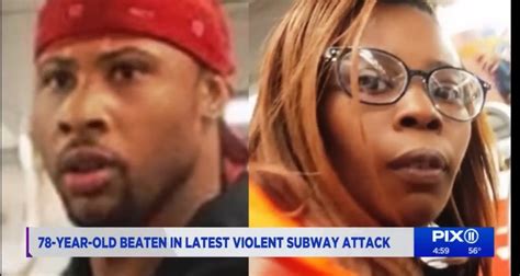 Horror Two People Gang Up On 78 Year Old Man Brutally Beat Him On Nyc Subway Train Video