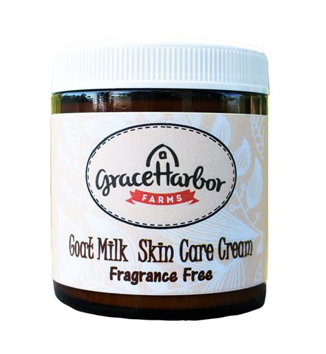 Fragrance Free Goat Milk Skin Care Cream 4 Oz Jar Grace Harbor