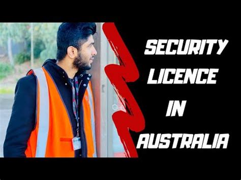 Financial security may be provided in any of the following forms: How to get Security licence in Australia(NSW) for ...