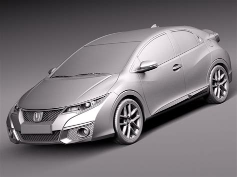 Unfortunately, the 2015 model is another one we can't have. Honda Civic Sport 2015 3D Model .max .obj .3ds .fbx .c4d ...