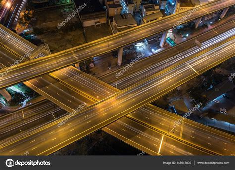 Massive Expressway At Night — Stock Photo © Tzido 145047039