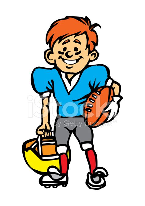 American Football Child Stock Photo Royalty Free Freeimages