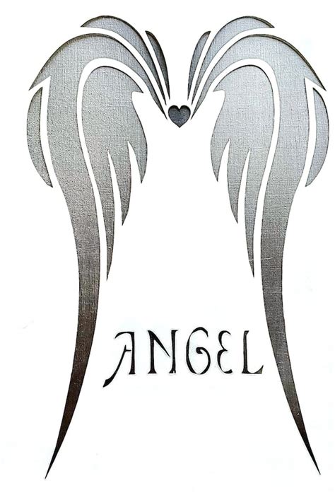 Guardian Angel Stencil