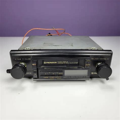 Vintage Pioneer Ke 1003 Car Cassette Radio Deck Untested As Is For