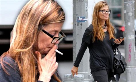Linda Hamilton Enjoys Sly Puff As She Goes Walkabout In New York