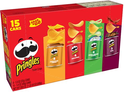 Pringles 6 Flavor Snack Stacks Variety Pack Pringles