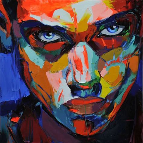 Skills Artist Hand Painted High Quality Abstract Francoise Nielly