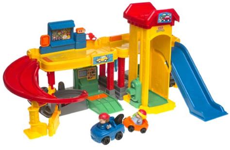 Free home delivery for orders over £20 ✔️ free click & collect available! Fisher Price World of Little People Ramps Around Garage ...