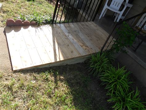 Build A Wooden Ramp How To Build A Shed Ramp Diy Woodworking