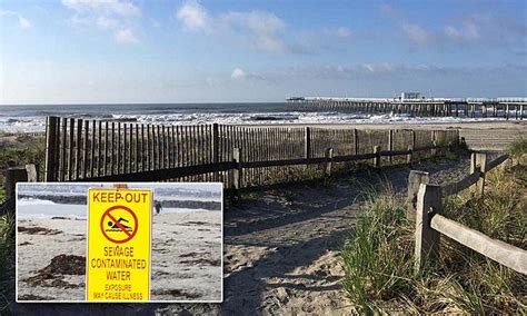 15 new jersey beaches are closed due to fecal bacteria daily mail online