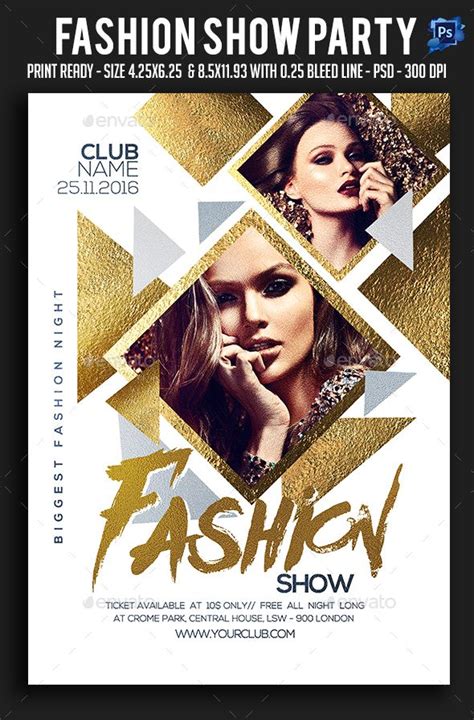 Fashion Show Flyers Template Free Flyer Template