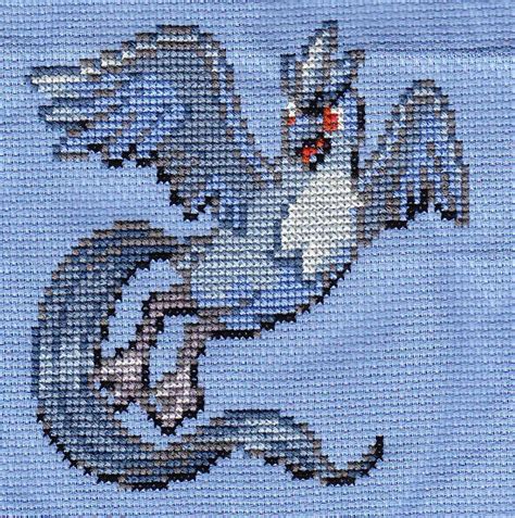 5.64 x 4.29 (79 x 60 stitches) colors: Articuno by Imalwayshapy | Pokemon cross stitch, Cross ...
