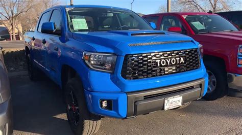 Voodoo Blue Toyota Tundra Trd Pro Better Than Army Green Youtube