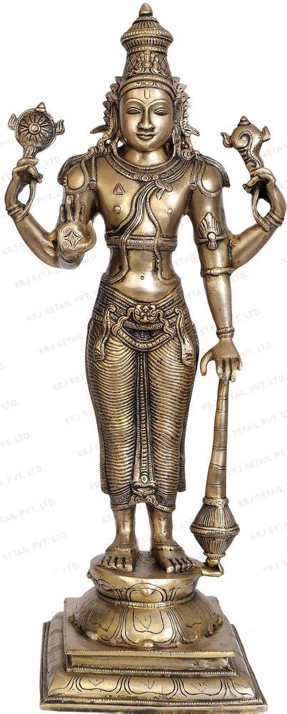 Four Armed Standing Vishnu Statue Indian Hindu God 20 At Rs 8781piece
