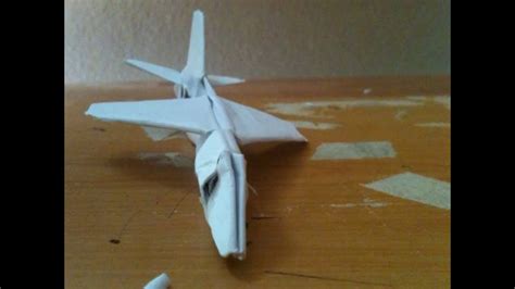 Ночной ястреб (nighthawk paper airplane). How to make an AV-8B Harrier - YouTube
